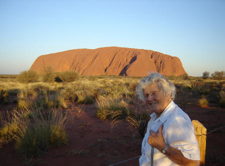 Een toeristisch hoogtepunt in Australië: de magische rots Uluru.